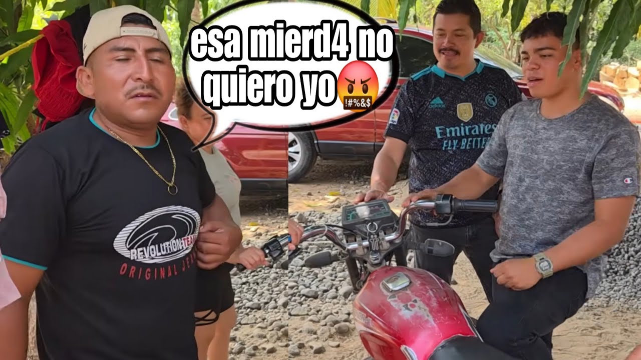 Coch!t4 exije que le compren una moto nueva de agencia🤣