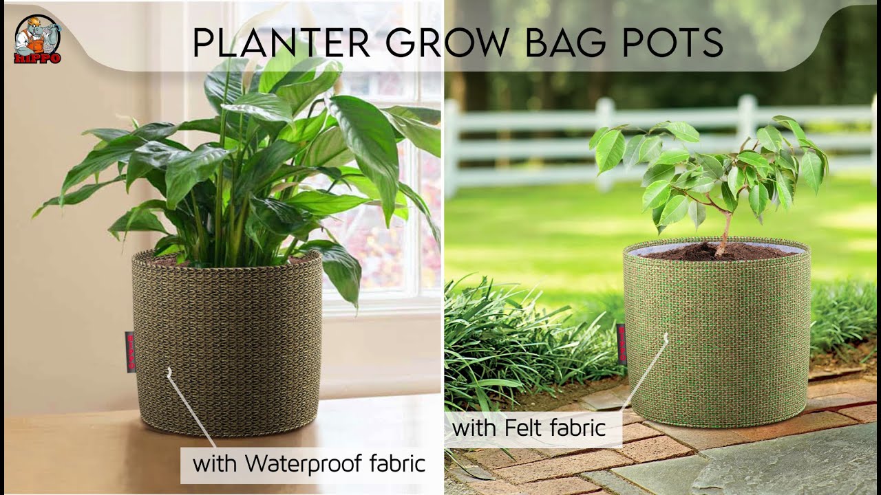 HIPPO Grow Bags for gardening Indoor garden Balcony Gardening