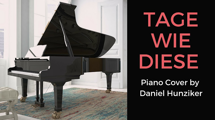 Tage wie diese Piano version - Piano performance video thumbnail