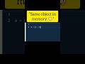 Same ID 😱 Python Reference Explained #shorts #python #codingwithpk #codingshorts