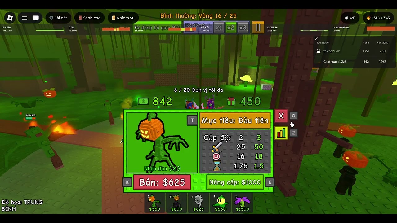 chơi garden tower defense |  tập 3