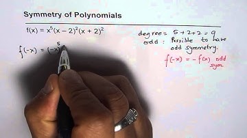 Odd Symmetry of Polynomial Function