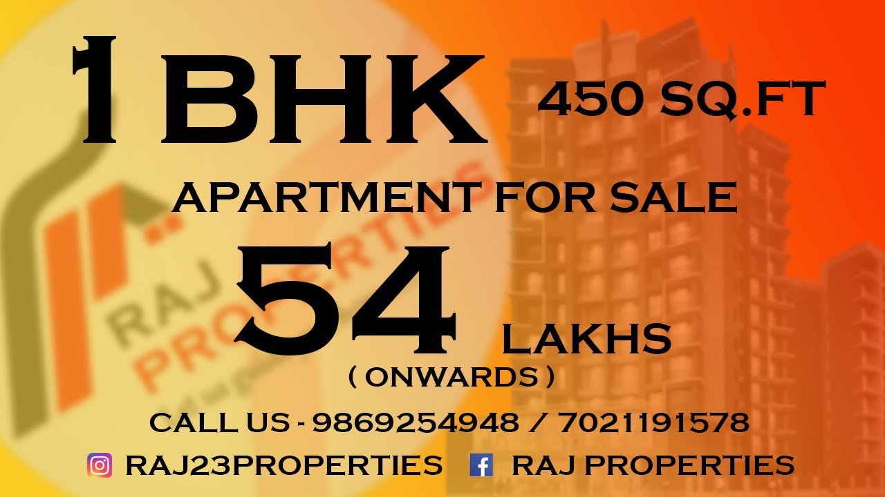 1bhk flat for sale 450 sq.ft Property in Mira Road Kanakia