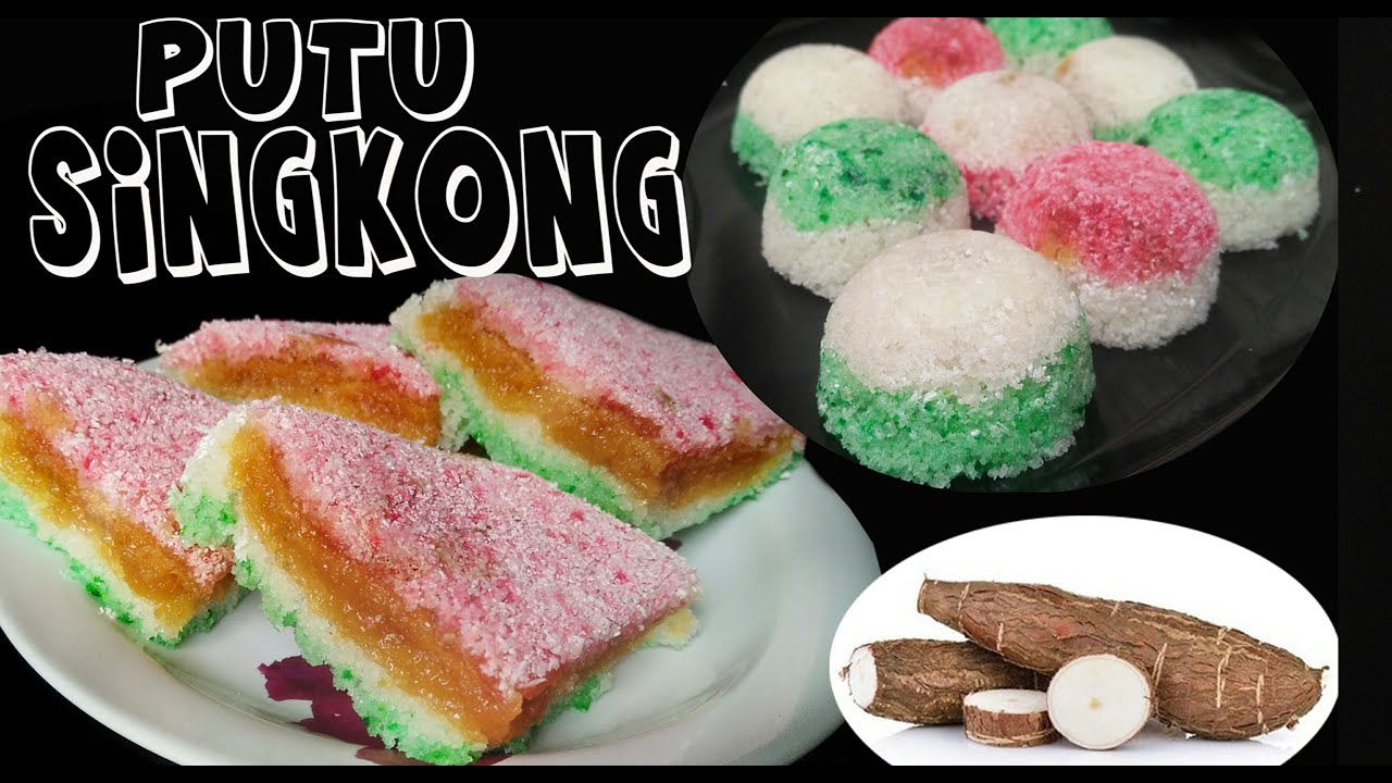 resep PUTU SINGKONG yang enak banget.... - YouTube