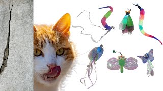 고양이가 좋아하는 영상 3분마다 바뀌는 영상입니다. 고양이 장난감 모음 17탄 cat video for cats to watch 낙엽밟는 소리, 새소리를 고양이에게 틀어주세요.