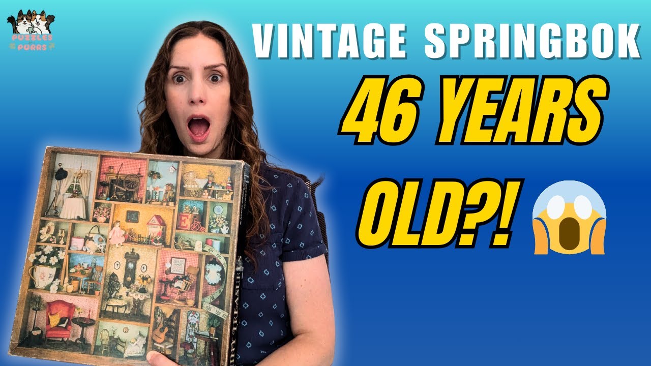 Vintage Springbok Puzzle from 1979! | 500 Piece Jigsaw Review +