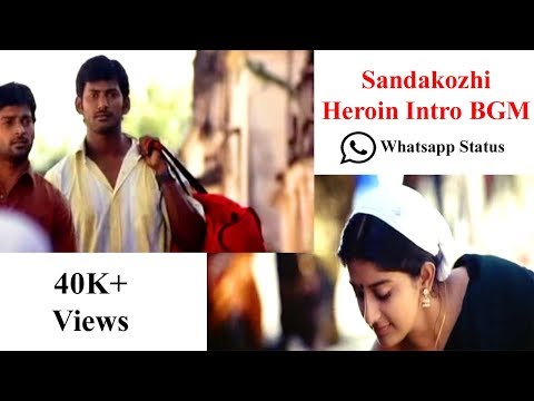 Sandakozhi Heroine Intro BGM | Yuvan | Vishal,Meera Jasmine | WhatsApp Status