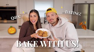 Fall Bake With Us: Get To Know My Fiancé, Dating vs Engaged, Wedding Thoughts, &amp; More!