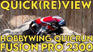 Crawler Canyon Quick(re)view: Hobbywing Quicrun Fusion 2300kv