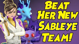 How to Beat Sierra NEW Shadow Sableye Oct 2023 Team in Pokemon GO! (with Kingdra)