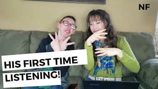 NF *Lie* | His First Time Listening To This Song!