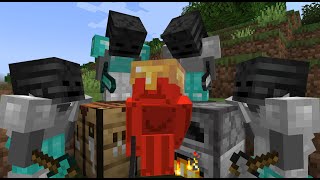 Minecraft Speedrunner VS 4 Terminators REMATCH
