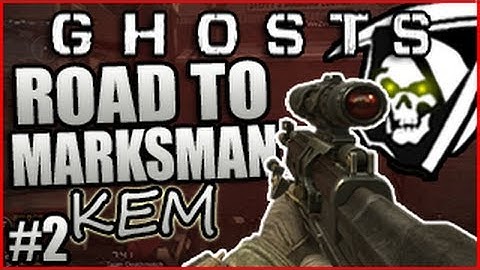 "FLYING MAN" - Call Of Duty Ghosts - Marksman Road to K.E.M Live #2 - (COD Ghosts Multiplayer KEM)