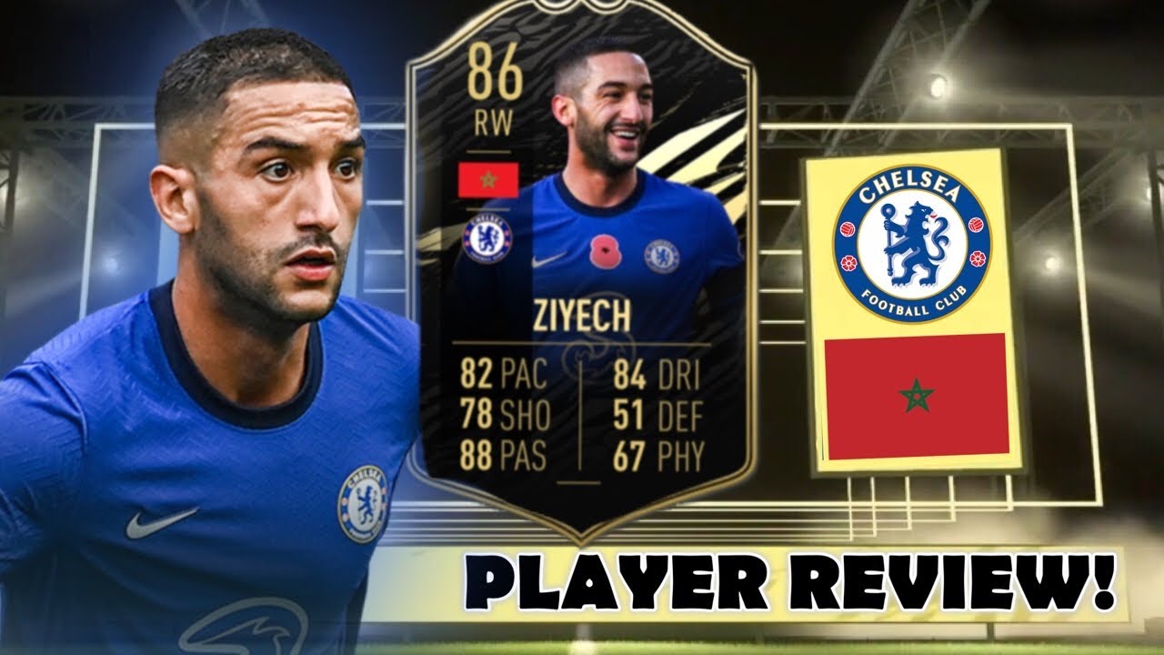 HE’S INSANE! 💥 86 INFORM (IF) ZIYECH PLAYER REVIEW! - FIFA 21