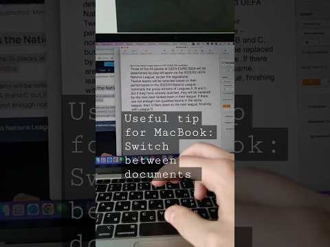 Switch Between Documents (windows of a single app). Useful Tip For MacBook. Keyboard Shortcut.