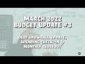 Over Debt Snowball Goal & So Many No Spends! MARCH 2022 BUDGET UPDATE #3: Monthly Budget Results