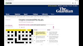 Guardian Cryptic Crossword (Wednesday, 3 July 2024)