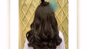 Tóc giả kẹp nửa đầu, tóc giả chữ u kẹp nửa đầu