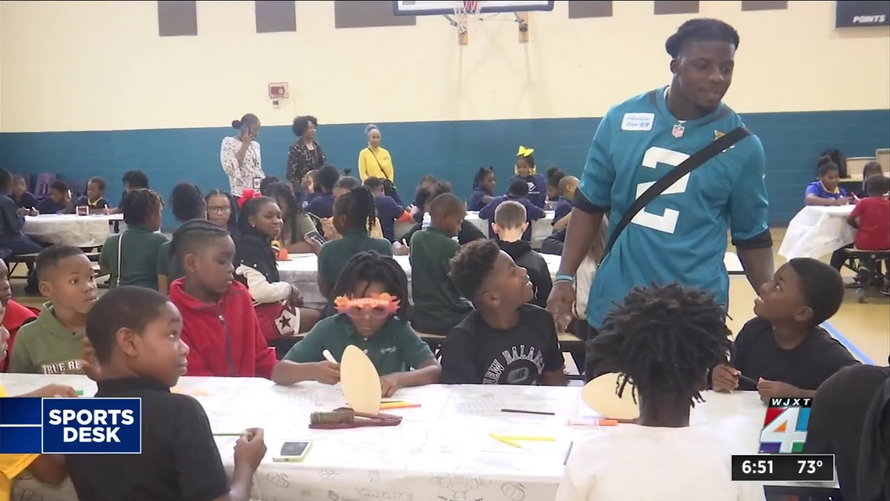 Jaguars D Ernest Johnson Hosts Thanksgiving Dinner For Kids YouTube jaguars-d-ernest-johnson-hosts-thanksgiving-dinner-for-kids-youtube