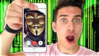 HACKER CALLS MY iPHONE! (YouTube Hacker Facetime)