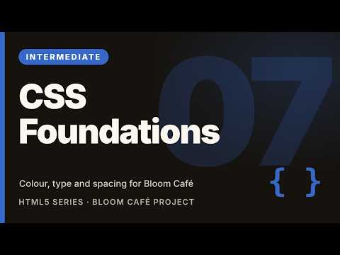 CSS Tutorial for Beginners: Selectors, Box Model, Colors & Fonts | HTML5 Course #7
