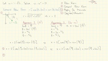 LC HL Maths Complex Numbers - General Polar Form and De Moivre