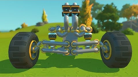 Adjustable Double Wishbone Suspension (Scrap Mechanic Gameplay)