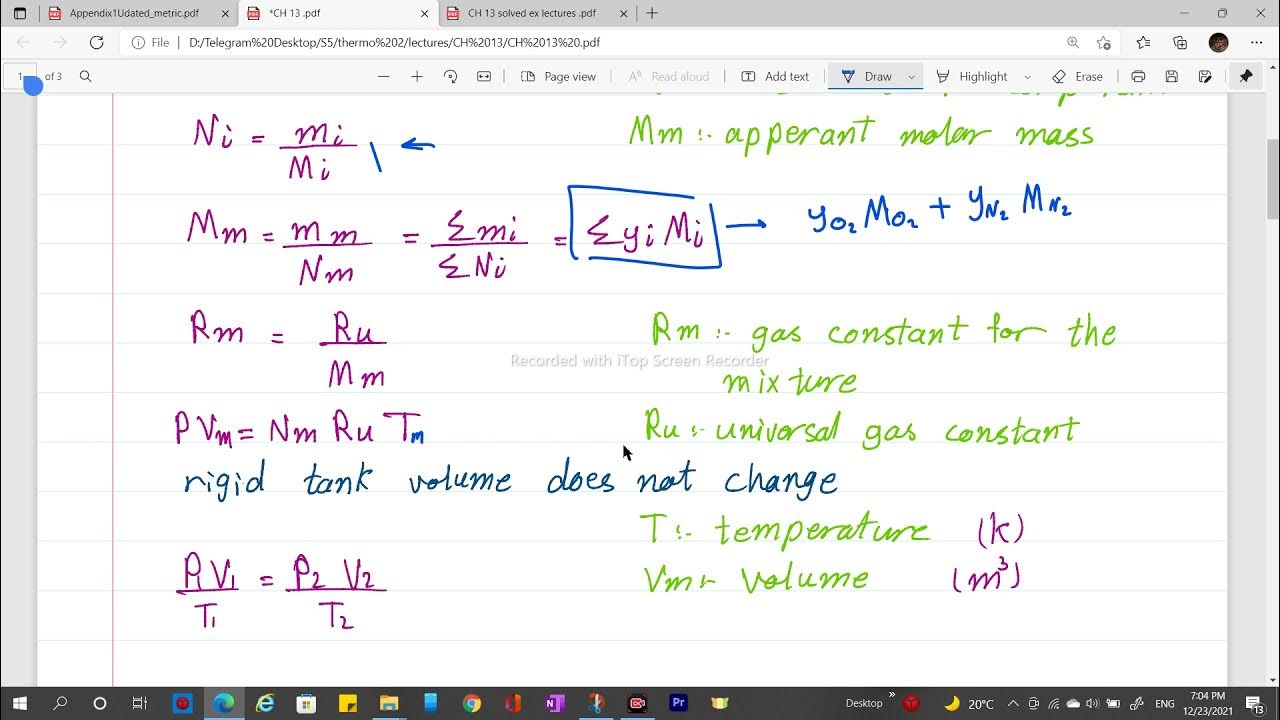 GAS MIXTURES (CH 13) - YouTube