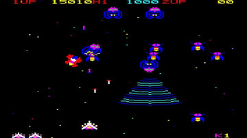 Galaga (hack of Zalaga) for the BBC Micro
