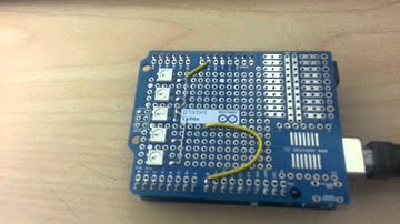 RGB LED Arduino shield demo
