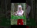 迷いの竹林で妹紅がフルート吹いてみた #フルート #flute #東方 #コスプレ