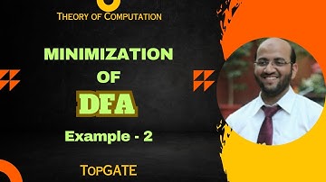 Minimalisatie van DFA in het Engels | Voorbeeld van DFA-minimalisatie | Theorie over formele tale...