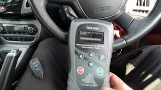 ford focus proxy key programming using tdb1000...