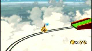 Super Mario Galaxy - Collecting 100 Coins in the Rolling Gizmo Galaxy Within 3 1/2 minutes
