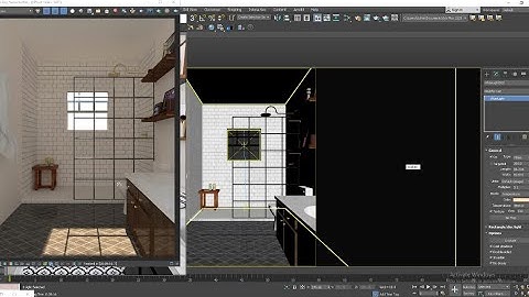 3DsMax Tutorials, Learn Texturing a Bathroom from Scratch in 3dsmax. ( Part 9)