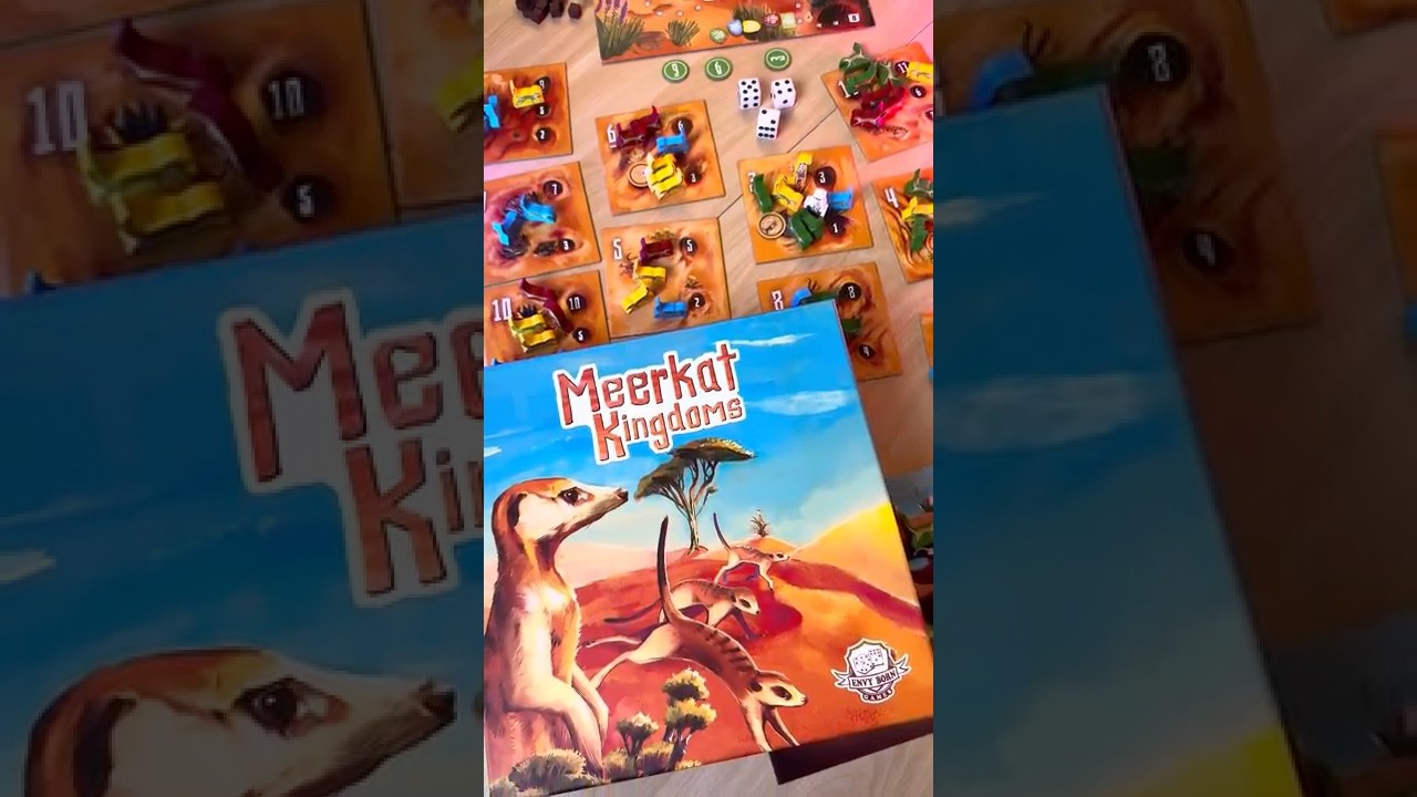 Meerkat Kingdoms Preview: Only One Matriarch Can Rule the Kalahari 🐾 (Board Games Direct)