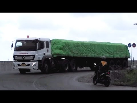 TRUCK Trailer Truk  Gandeng Truk  Tronton Mercedes Benz Axor 