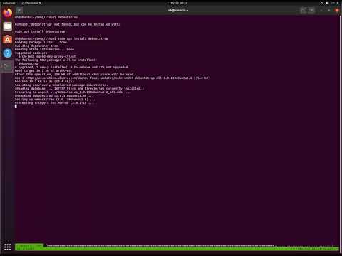 QEMU - install debootstrap for rootfs