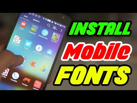 How To Install Custom Fonts On Android Mobile In Tamil - Youtube Tutorials In Tamil