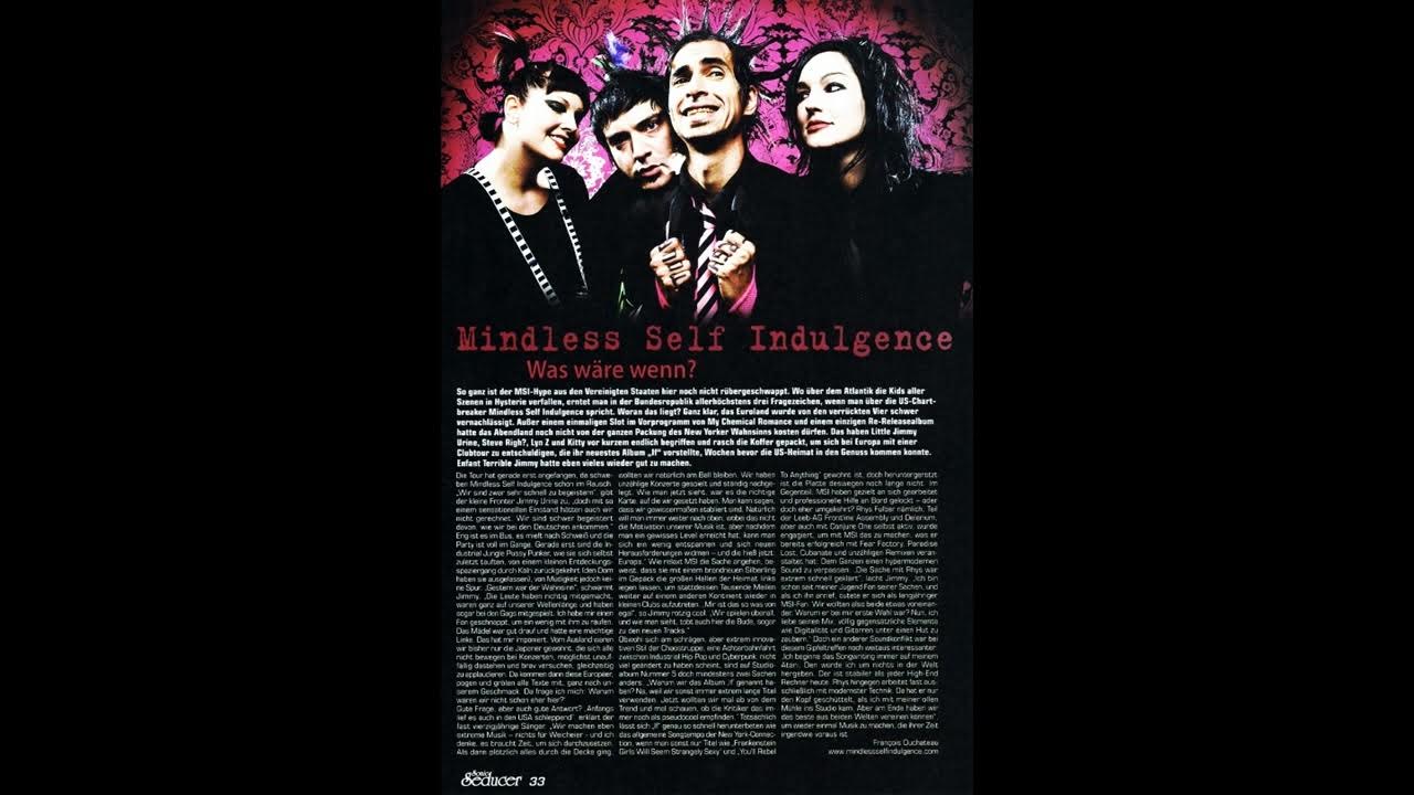 3s mindless self indulgence перевод
