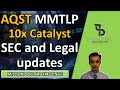 AQST Aquestive Therapeutics the 10X catalyst. MMTLP Key updates from the SEC and all the law suits.