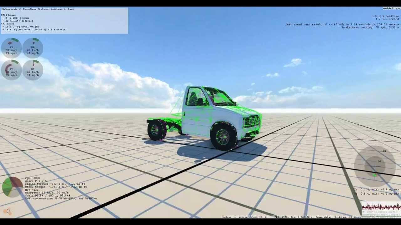 BeamNG: Experimental engine mod. - YouTube