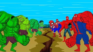 ALL HULK RED vs. SPIDERMAN NOW: CHEF PIGSTER's, ChooChoo Baby & Maki Team  The Evolution of CHUCKY
