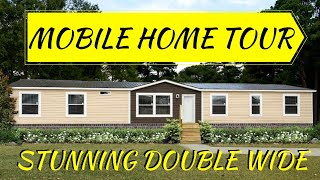Double Wide Mobile Home | 32x68 4 bed 2 bath The Tuscan by Hamilton Homebuilders | Mobile Home Tour