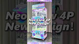 Brand New Design Claw Machine—Neo Claw（4p）#arcade #clawmachine #toymachine #cranegame #manufacturer