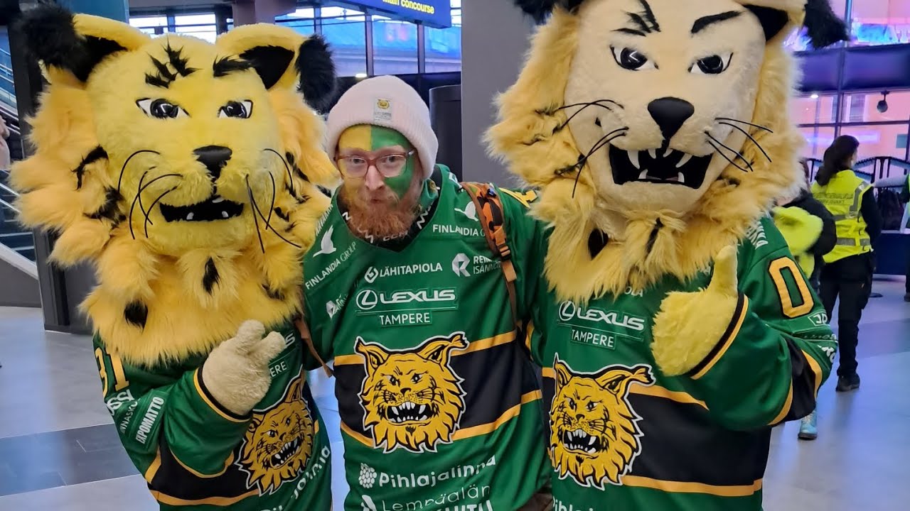 🏒💚💛ENSI-ILTA:Porilainen Ilves-fani Nokia Arenalla! Pelipäivä logia Ilves vs Tappara ottelusta