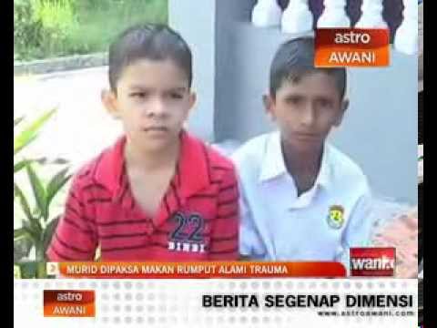 Murid dipaksa makan rumput alami trauma