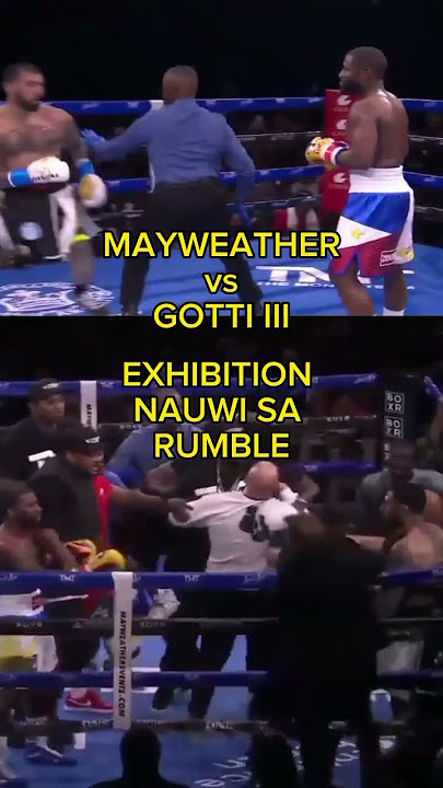 FLOYD MAYWEATHER JR vs GOTTI III NAUWI SA RUMBLED