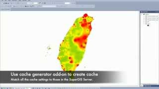 Publish map service & generate cache map
