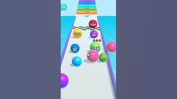 Ball run 2048 🤑🤑#shorts #AndroidGameplays #shortvideos #ballrun #new #level #monetize #androidgames